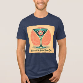 Quantum Entanglement Atomic Martini Club Cocktail T Shirt