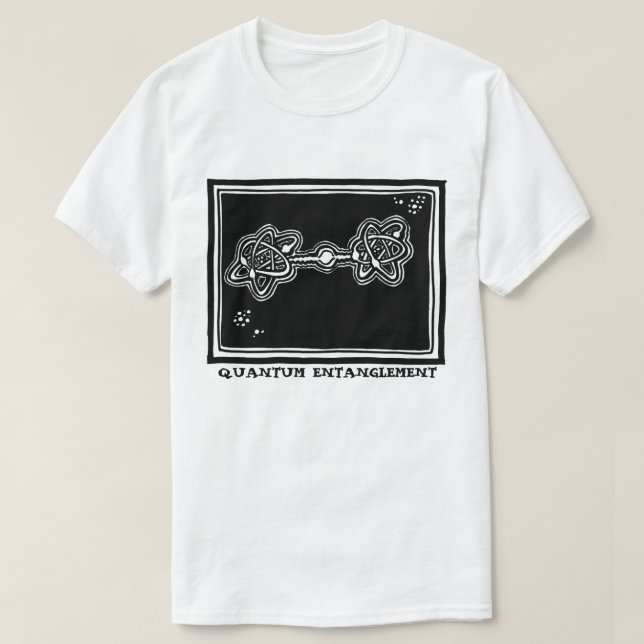 Quantum Entanglement T av ScienceFrontiers T Shirt (Design framsida)