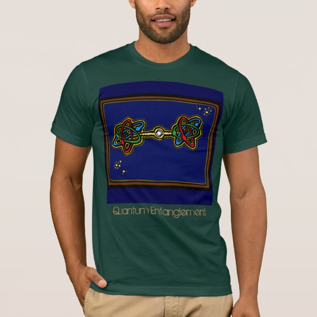 Quantum Entanglement tee by ScienceFrontiers Shirt (Framsida)