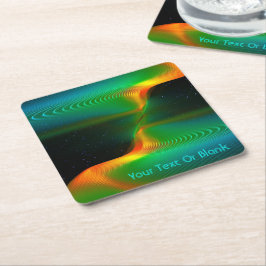 Quantum Entanglement Underlägg Papper Kvadrat