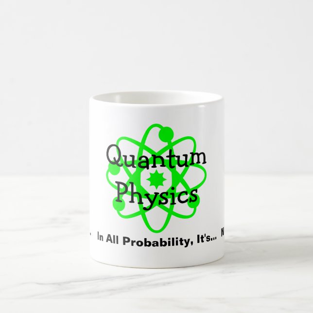 Quantum fysik kaffemugg (Center)