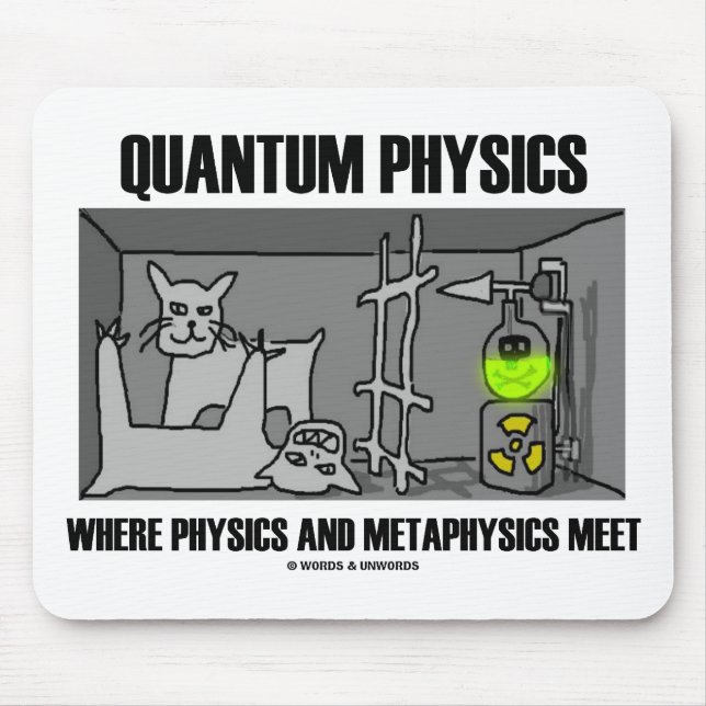 Quantum fysik var fysiken och metafysik möter musmatta (Framsidan)