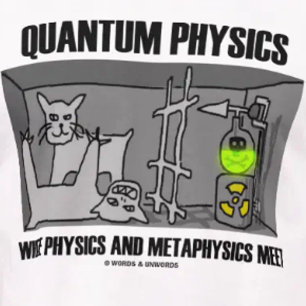 Quantum fysik var fysiken och metafysik möter tröja