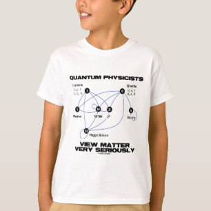 Quantum fysiker beskådar materien mycket t shirt