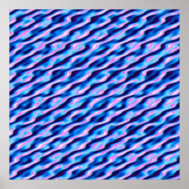 Quantum Glitch-mönster  Poster (Framsidan)