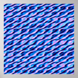 Quantum Glitch-mönster Poster