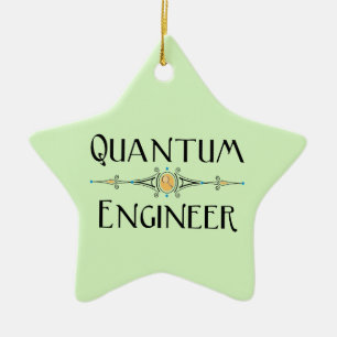 Quantum Ingenjör Line Julgransprydnad Keramik