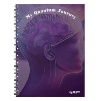 Quantum Journeys Hypnosis Spiral Journal Anteckningsbok