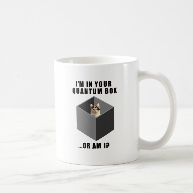 Quantum katt kaffemugg (Höger)
