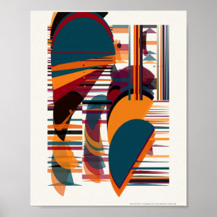 Quantum Mechanics Bauhaus-mönster  Poster