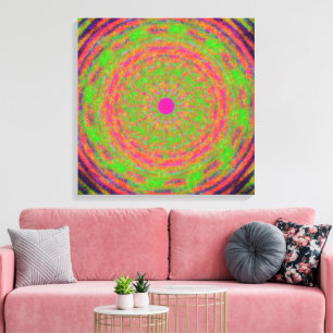 Quantum Mechanics Mandala Mönster  Canvastryck