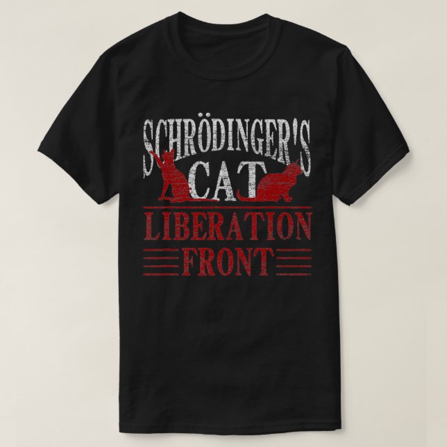 Quantum Mechanics Physics Atom Science Schrdingers T Shirt (Design framsida)