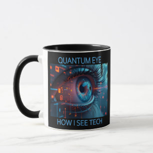 Quantum Öga Tech höger-handkombination mugg