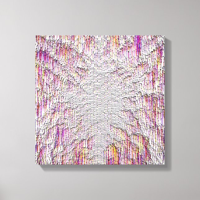 Quantum Physics Colorful Design  Canvastryck (Framsida)