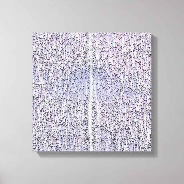 Quantum Physics Geometric Pattern  Canvastryck (Framsida)