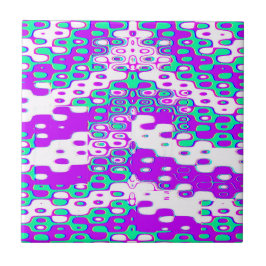 Quantum Physics Geometric Pattern  Kakelplatta