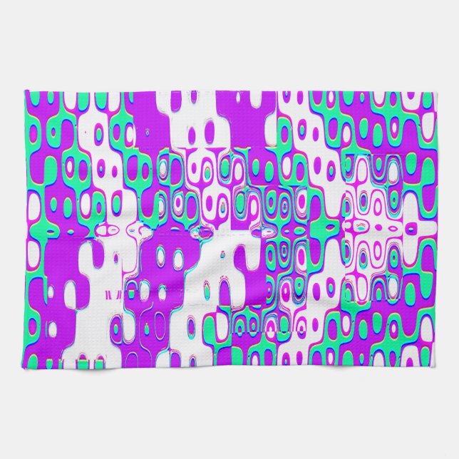 Quantum Physics Geometric Pattern  Kökshandduk (Horisontell)