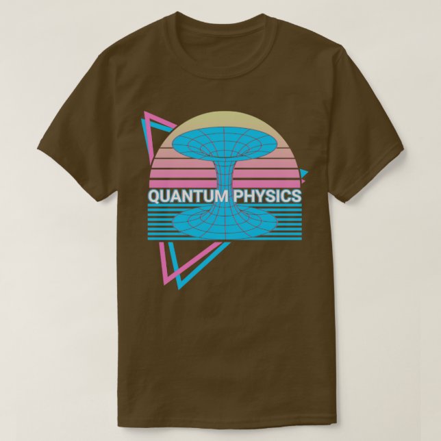 Quantum Physics Retro T Shirt (Design framsida)