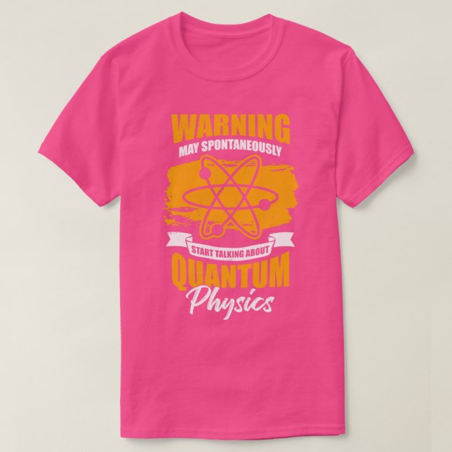 Quantum Physics Science Physicist Gift T Shirt (Design framsida)