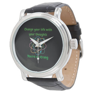 Quantum Physics Teory Unisex Manar Women Coola Bla Armbandsur