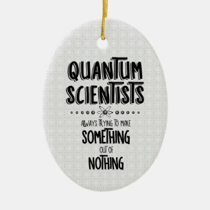 Quantum Scientists Julgransprydnad Keramik