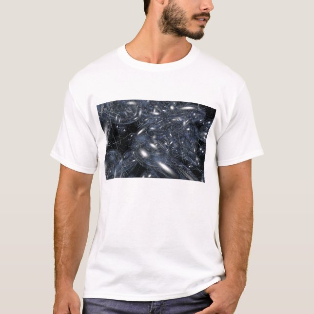 Quantum strukturerar tee shirt (Framsida)