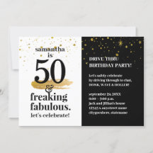Quarantine Drive Thru 50 och Fabulous Birthday