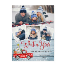 Quarantine God jul Rustic 4 PHOTO Hälsning