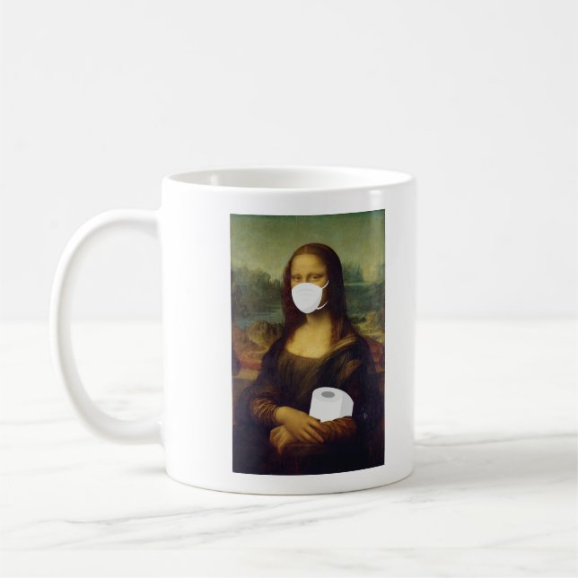 Quarantine Mona Lisa Kaffemugg (Vänster)