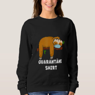 Quarantine Sloth Mouth Guard Respirator Mask T Shirt