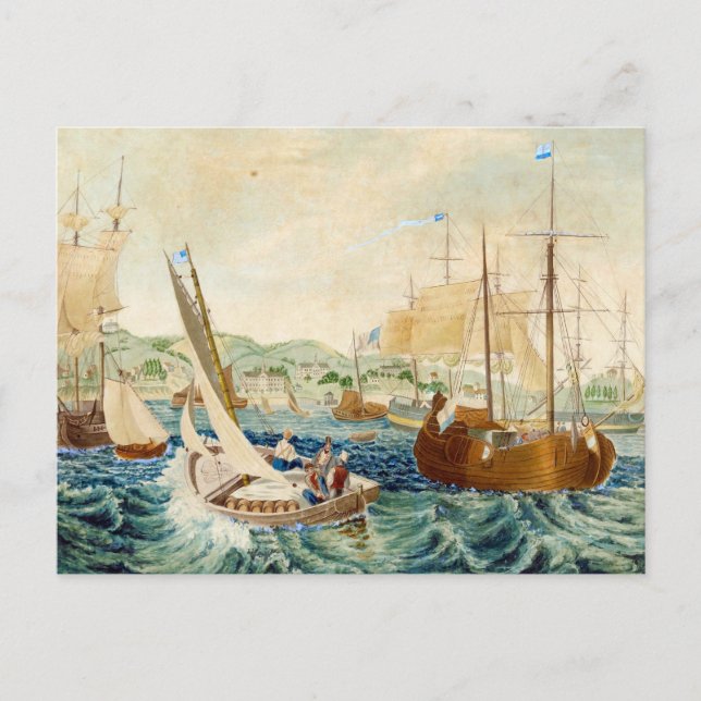 Quarantine, Staten Island 1833 Vykort (Framsida)