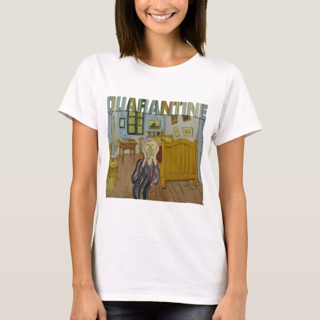 Quarantine, The Skräm - Edvard Munch T Shirt (Framsida)