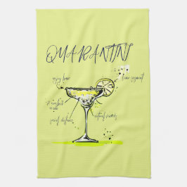 Quarantini Covid Social Isolation Cocktail Recipe Kökshandduk