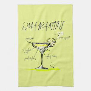 Quarantini Covid Social Isolation Cocktail Recipe Kökshandduk
