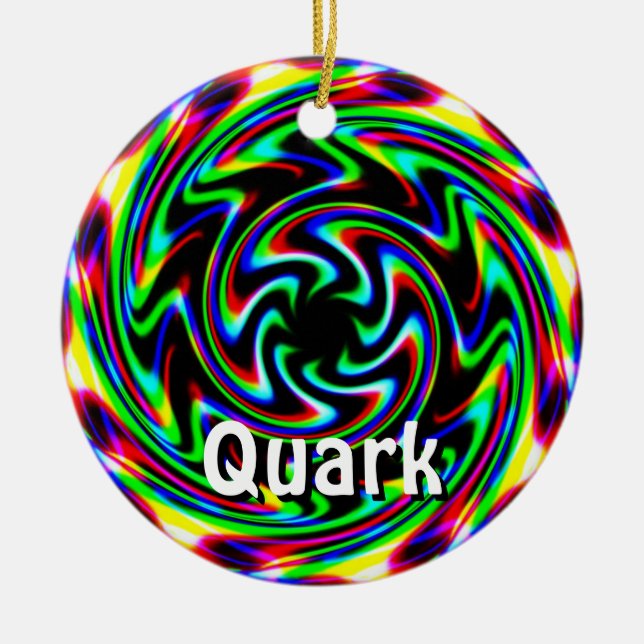 Quark (Ändra Ord) Julgransprydnad Keramik (Framsidan)