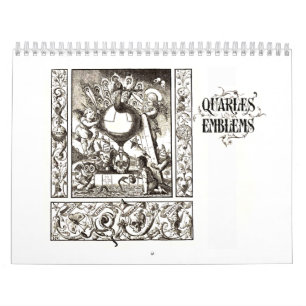 Quarles Emblemkalender av de groteska 1600sna Kalender