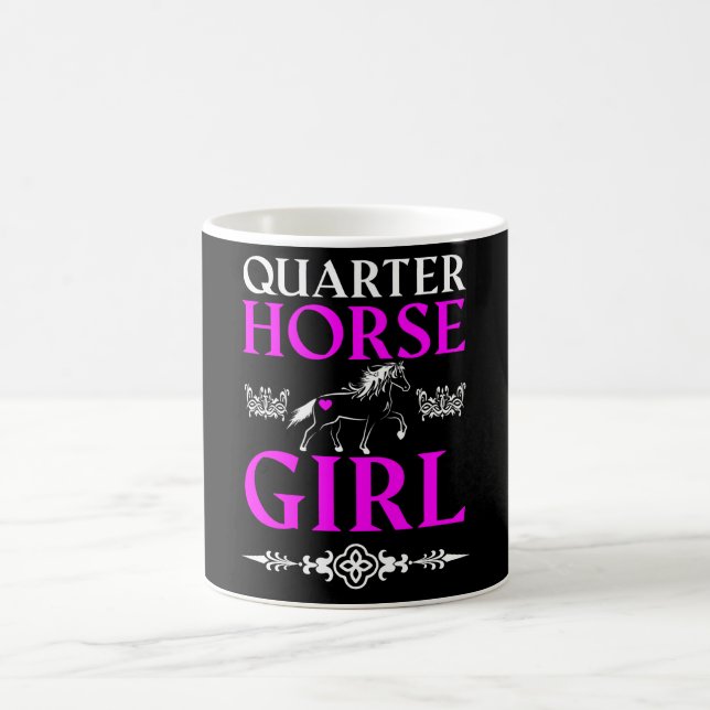 Quarter Horse Girl   Kaffemugg (Center)