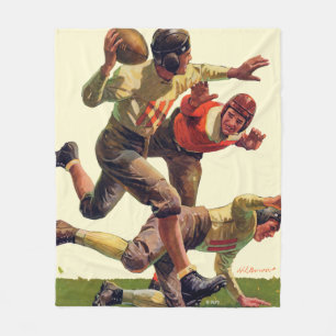 Quarterbacken passerar fleecefilt