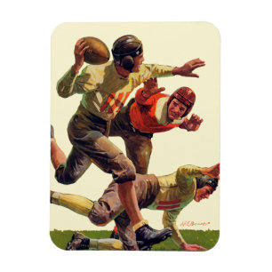 Quarterbacken passerar magnet