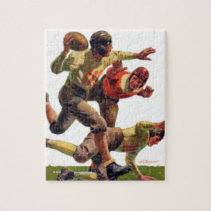 Quarterbacken passerar pussel