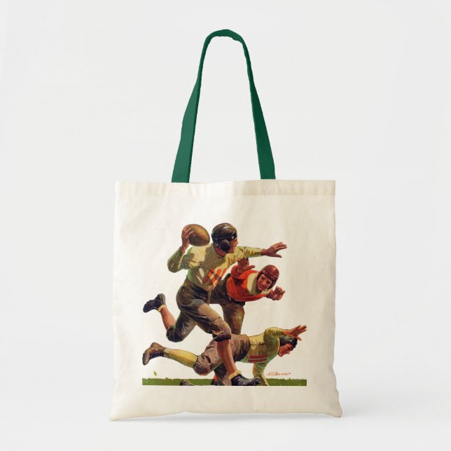 Quarterbacken passerar tygkasse (Framsidan)