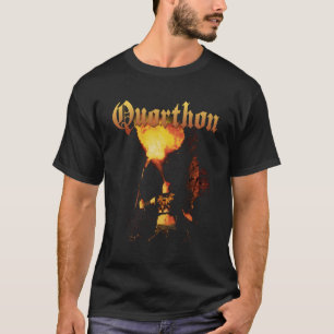 Quarthon Bathory Flames Officiell Merchandise T Shirt