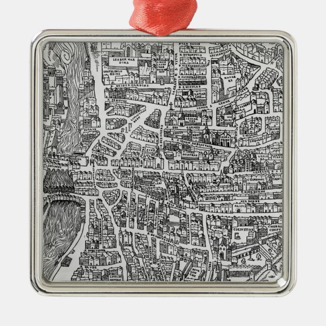 Quartier des Ecoles Julgransprydnad Metall (Framsidan)