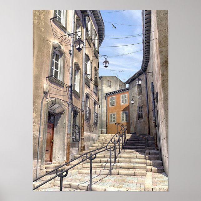 Quartier du Panierà Marseille Poster (Framsidan)