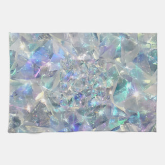Quartz Crystal Sparkly Mönster Kökshandduk