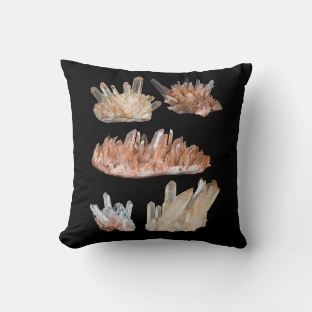 Quartz kristallals gemstone sten geologi bild kudde (Framsida)