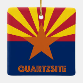 Quartzsite Arizona Julgransprydnad Keramik