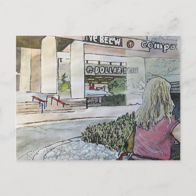 Quasi Oriental Sten Garden Vykort (Framsida)