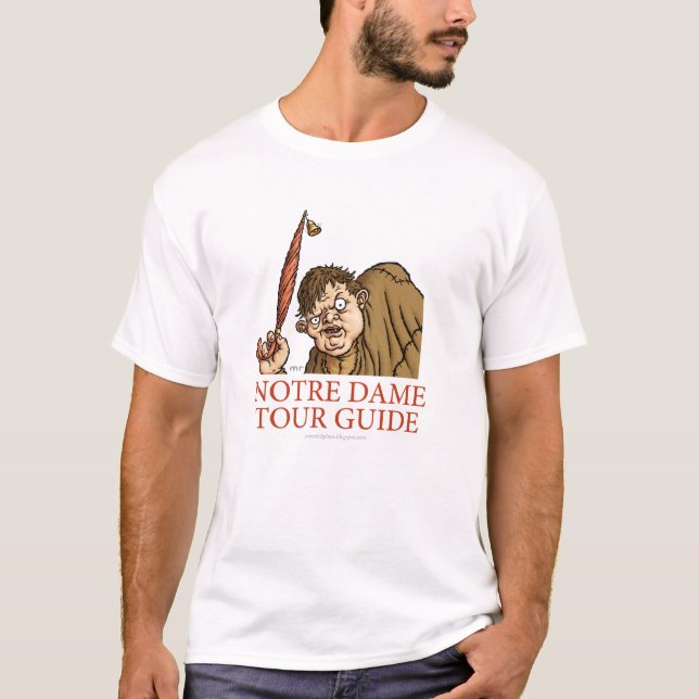 Quasimodo turnerar vägleder skjortan t-shirt (Framsida)