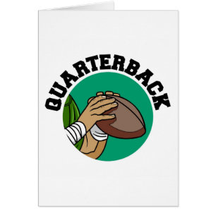 Quaterback Hälsningskort